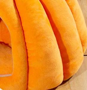 شتوية داخلية شبه مغلقة شكل يقطين تدفئة فائقة النعومة Pet photes عش كلاب صغيرة لطيفة في المنزل - Product Image 6