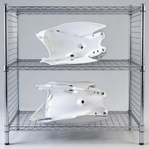 Garde-boue arrière central en PP blanc, PROGASI pour <span class=keywords><strong>SUPER</strong></span> MAX <span class=keywords><strong>250</strong></span>/300/300PRO, uni sans autocollant, remplacement direct - Product Image 4