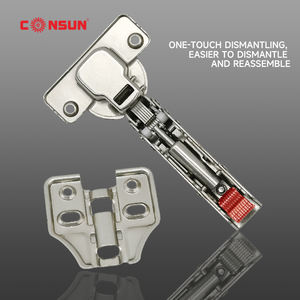 Comsun 35mm Möbelbeschläge mit Sanftem Schließmechanismus, Versteckte Unsichtbare Hydraulikbeschläge für Türen, Möbelbeschläge, Schrankbeschläge - Product Image 2
