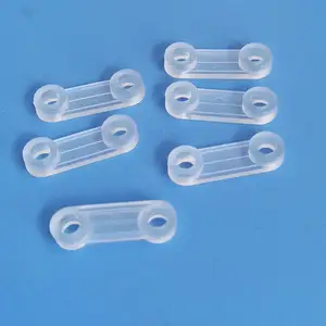 Electrical Lighting Products Wire Installation Fixing Clamp Screw Hole Distance 14.2mm Transparent Cable Clip Small Wire Clamp