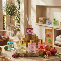 Diffuseur de parfum en gros personnalisé pour la décoration intérieure, diffuseur de parfum de luxe avec bâtonnets, coffret cadeau avec boîte cadeau