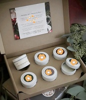 Boîtes d'expédition en papier kraft écologiques, emballage pour bougies, boîte PR imprimée pour l'expédition de bougies