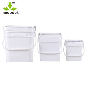 Prix de gros des poignées en plastique pour les seaux de stockage d'eau Seaux à peinture 8L Seaux en plastique multifonctionnels avec couvercles - Product Image 2