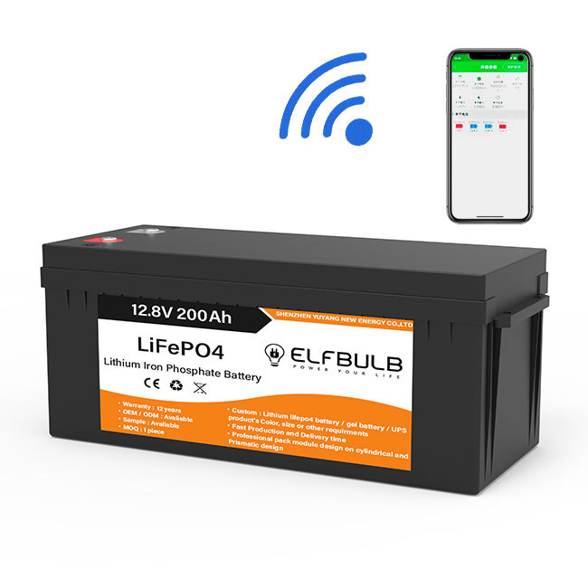 <strong>Lifepo4</strong> <strong>Solar</strong> Lithium <strong>Battery</strong> <strong>12V</strong> for Marine <strong>Solar</strong> Power System Energy Storage <strong>Lead</strong> <strong>Acid</strong> Replacement <strong>Battery</strong> 12.8V 200Ah