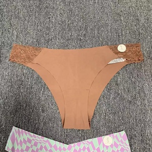 Nuova Tendenza Mutandine Senza Cuciture Stile Misto Taglio Laser Brasiliano in Seta Ghiaccio a Vita Bassa <span class=keywords><strong>Perizoma</strong></span> Sexy per Ragazze e Donne - Product Image 5