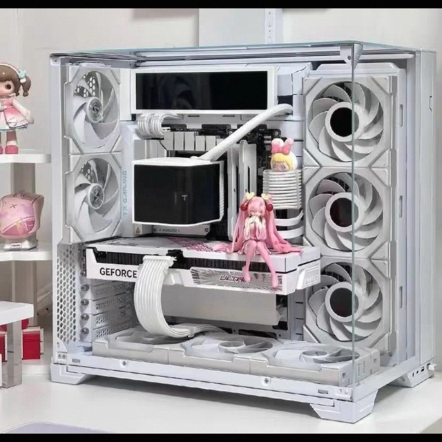 LianLi O11 Vision Compact Mid-tower case Supports E-ATX ATX Micro-ATX Mini-ITX Glass case with Strong Compatibility
