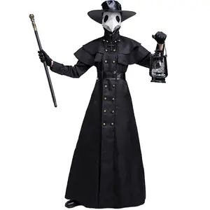 Veba doktor kostüm Assassin üniforma gaga Punk tarzı seksi kostüm yetişkin adam yetişkin cadılar bayramı kostümleri ecoparty