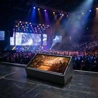Teleprompter OEM de Fábrica con Monitor para Escenario, Pantalla HD Profesional, Teleprompter para Letras, Monitor de Confianza, Teleprompter para Podio