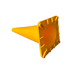 Cône de signalisation routière en plastique 28 pouces 700 mm PVC haute réflectivité pour le contrôle du trafic routier - Product Image 2