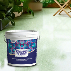 Pintura Epoxi Autonivelante para Pisos con Arena de Color, Recubrimiento Epoxi para Pisos con Alta Flexibilidad para Suelos Envejecidos - Product Image 1