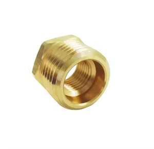 Embout hexagonal à filetage mâle multi-tailles, <span class=keywords><strong>1</strong></span>/8\", <span class=keywords><strong>1</strong></span>/4\", 3/8\", <span class=keywords><strong>1</strong></span>/<span class=keywords><strong>2</strong></span>\", 3/4\", en laiton, embout hexagonal pour tuyaux - Product Image 5