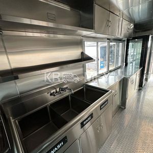 Vente de chariots de restauration mobiles de rue, de style carré, pour hot-dogs, sandwichs, glaces, nourriture, stands de concession, remorques, Califo, 2025 - Product Image 5