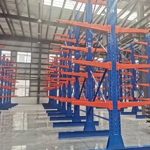 Système de rayonnage cantilever <span class=keywords><strong>industriel</strong></span> en acier pour le stockage de tubes et tuyaux en usine et entrepôt - Product Image 2