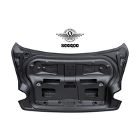 Couvercle de coffre en fibre de carbone préimprégnée style CS pour BMW M2 G87 Série 2 G42 2023+ Moulé sous autoclave, couvercle de coffre arrière complet