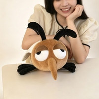 Peluche Moustique Mignon, Jouet en Peluche Doux, Poupée Insecte Réaliste et Amusante pour Enfants, Décoration Originale pour la Maison et les Fêtes