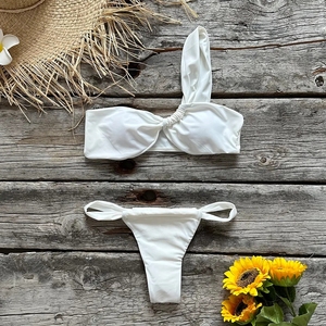 Nouveau Sexy taille basse Bikini ensemble solide une épaule string maillots <span class=keywords><strong>de</strong></span> <span class=keywords><strong>bain</strong></span> femmes <span class=keywords><strong>maillot</strong></span> <span class=keywords><strong>de</strong></span> <span class=keywords><strong>bain</strong></span> maillots <span class=keywords><strong>de</strong></span> <span class=keywords><strong>bain</strong></span> maillots <span class=keywords><strong>de</strong></span> <span class=keywords><strong>bain</strong></span> Biquini été brésil - Product Image 5
