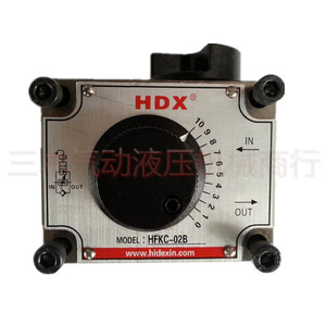 Vanne de régulation de débit HDX HFKC-02B 1/2 pouce, vanne de régulation de vitesse hydraulique pour huile - Product Image 1