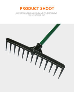 KONDAY râteau de bunker de golf simple face direct d'usine outil de râteau de sable pour gamme de parcours de golf - Product Image 5