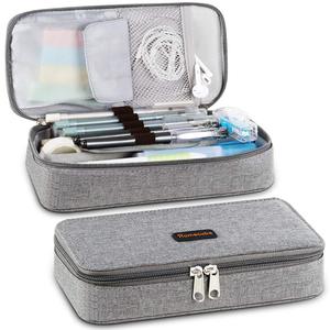 Pencil Case Big Capacity Storage Oxford Cloth Bag Holder Desk Pen Pencil Marker Stationery Organizer Pencil Pouch with Zipper