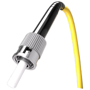 Cavo Patch in Fibra Ottica da 1m (3ft) 2 Fibre LC UPC Duplex a ST UPC Duplex Single Mode (OS2) Riser (OFNR) 2.0mm con Buffer Stretto Giallo - Product Image 4