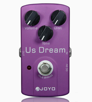 Pédale de guitare électrique JOYO série JF, distorsion, surcharge, égalisation, réverbération, compression, delay, boîtier en alliage d'aluminium.
