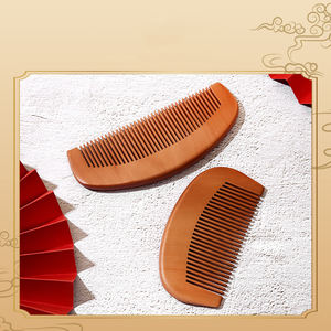 Logo all'ingrosso fatto a mano su misura per capelli e barba portatile con capelli e pettine per salone regalo promozionale - Product Image 2