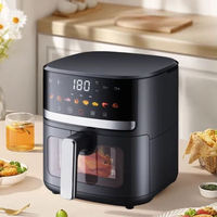 Hot Selling 7 Liter Zichtbare Elektrische Cook Machine Zonder Olie Digitale Lucht Friteuse 1350W Huishoudelijk Klein Keukenapparaat