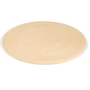 Open Flame Pizza Stone Indoor Kitchen Double Use Round Cordierite Baking Pan