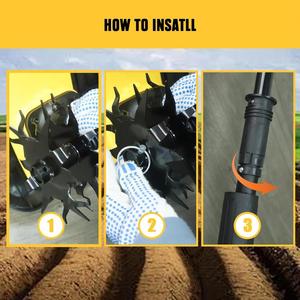 Cultivador Eléctrico Inalámbrico de 18V con Batería de Iones de Litio, Herramienta Agrícola para Jardín, Maquinaria Agrícola - Product Image 3