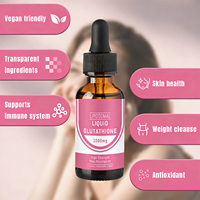 VitaHall – Compléments alimentaires liquides liposomaux de glutathion à marque privée pour hommes et femmes adultes, éclaircissement de la peau