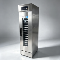 Armoire de Fermentation Commerciale à Porte Unique, 16 Plateaux, Contrôle Numérique, pour Ébullition d'Eau et Étaisement de Pâte, Modèle PST-16FD, 220V, Garantie 1 An