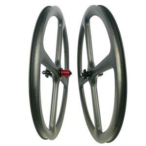 Roue de vélo de montagne BIKEDOC BDW4 en carbone, hauteur 40 mm * largeur 30 mm, roue <span class=keywords><strong>VTT</strong></span> à <span class=keywords><strong>4</strong></span> rayons avec moyeu Chosen, roue 27,5 pouces - Product Image 2