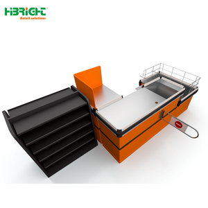 Highbright Modern <b>Checkout</b> <b>Counter</b> with Conveyor Belt for Supermarket & Retail Stores - Product Image 3