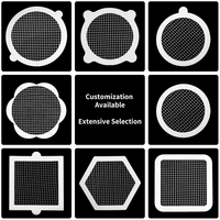Autocollants en maille pour drain de baignoire, imperméables, activés par l'eau, autocollants adhésifs, 0,5 mm, jetables, 25 pièces/paquet