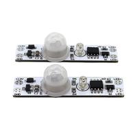 Module d'induction infrarouge 3A DC 5-24V pour détection corporelle humaine, module de commutation à capteur de présence humaine pour lampe LED d'armoire avec détection de lumière