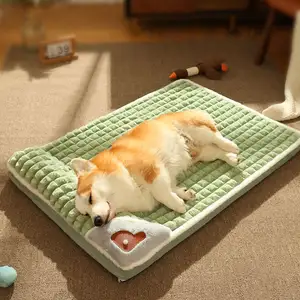 MRY 2024 새로운 Stle 빨 애완 동물 매트 따뜻한 개 침대 매트 애완 동물 개 고양이 소파 모든 계절 잠자는 침대