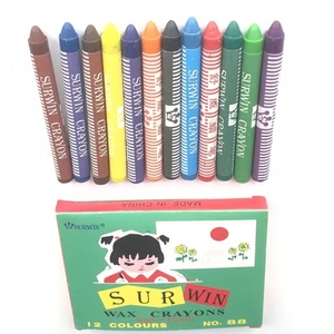 Crayones de Cera Triangulares Mini, de 6 y 12 Colores, No Tóxicos, Sedosos, para Uso Escolar, para Niños, Venta al Por Mayor - Product Image 2
