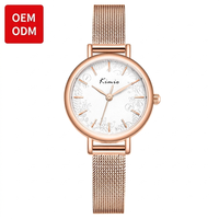 VVS Pabrik Mewah Jam Tangan Wanita Quartz Stainless Steel Tahan Air OEM ODM Wholesale Low MOQ