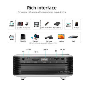 Projecteur CE pas cher, MINI projecteur vidéo portable intelligent, projecteur LCD pour jeux, télévision à domicile, projecteur DLP pour téléphone portable, chambre d'enfant A2000 - Product Image 4