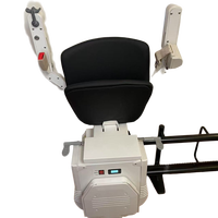 Nouveau fauteuil monte-escalier électrique sans obstacle en acier droit à moteur électrique 2024 pour personnes handicapées pour une utilisation à domicile ou à l'hôtel