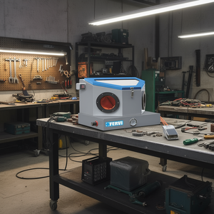 Machine de sablage à banc Fervi Mini, débit d'air de 120 L/min, usage industriel - Product Image 3