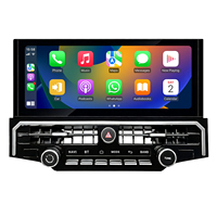 Autoradio GPS avec navigation Google Maps/Waze, compatible Android Auto, Android 13, écran partagé 12,3 pouces, télécommande