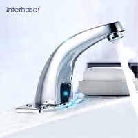 Robinet de bassin intelligent en laiton sans contact avec capteur infrarouge automatique pour évier de salle de bain en gros