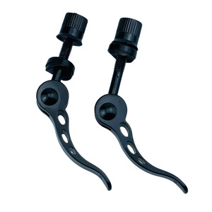 Bicycle <b>Quick</b> Release <b>Clamp</b> M8x60 Black Aluminum Alloy For Seat Tube Mountain Bike - Product Image 1