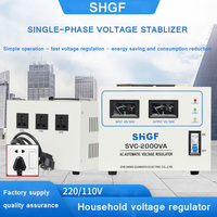 Stabilisateur de tension automatique monophasé SHGF SVC/TND2000VA 2 KVA 220V Régulateur de tension à servomoteur