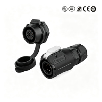 Connecteur circulaire étanche Cnlinko LP16 M16 pour écran LED, 5, 7, 8, 9 broches, prise mâle/femelle, PBT, IP67, 5A, 250V, montage sur panneau