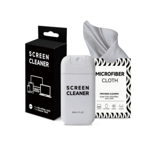 Kit de nettoyage d'écran portable pour <span class=keywords><strong>ordinateur</strong></span>/<span class=keywords><strong>ordinateur</strong></span> portable/té<span class=keywords><strong>l</strong></span>éphone/moniteur avec chiffon en microfibre, écologique et anti-poussière - Product Image 1