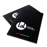 Carpeta de presentación A4 personalizada, Archivo Comercial de cartón impermeable con encuadernación de folletos plegados de papel recubierto en superficie