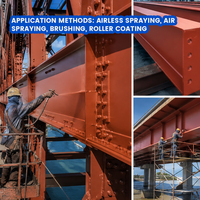 Primaire époxy anticorrosion haute performance séchage rapide faible COV 410 g/L bicomposant pour ponts en acier, réservoirs de stockage, pipelines marins