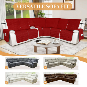 Áo phủ ghế <span class=keywords><strong>sofa</strong></span> chất lượng cao, chống thấm nước, chống trơn trượt, chống trầy xước, chống cào xước của thú cưng, bảo vệ đồ nội thất, chống bụi, bền bỉ. - Product Image 6